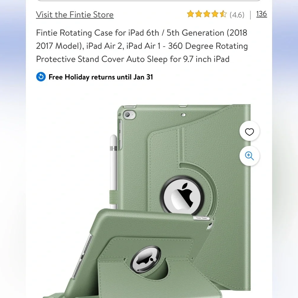 iPad rotating cover